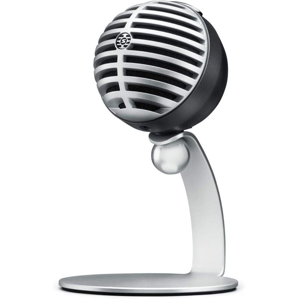Shure MV5 Digital Condenser Microphone w/ USB and Lightning Cables -Gray & Black